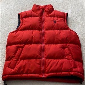 U.S. Polo Assn. Men’s Red Puffer Vest